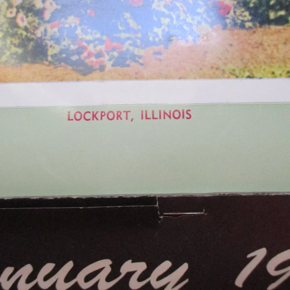 Vintage Big Run Golf Club, Lockport, llinois 1957 Yearly Calendar